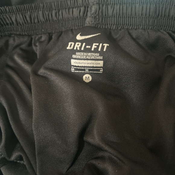 Nike Dri-FIT Tempo Running Shorts Black Neon Yellow Pink Flaw Size M - Picture 2 of 8